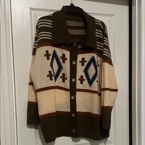 NWT Bloomchic Geometric Cardigan